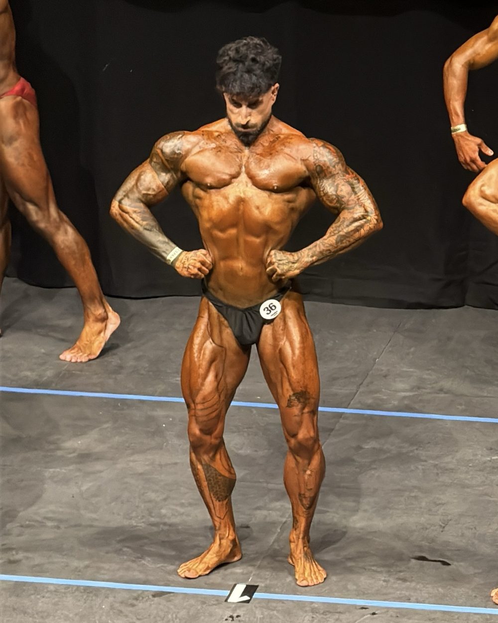 Raúl Peláez en WABBA Catalunya: dorsal frontal