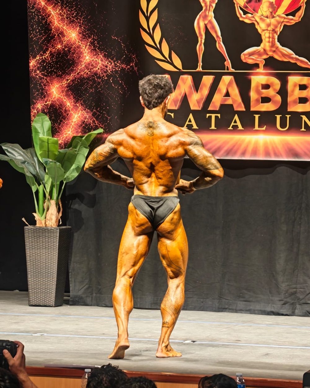 Raúl Peláez en WABBA Catalunya: dorsal de espalda
